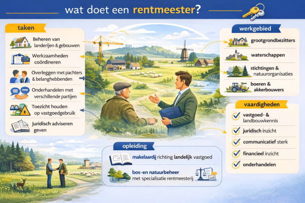 Alles over het beroep rentmeester Wat doet een rentmeester